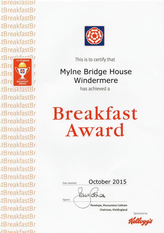 Mylne Bridge House Panzió Windermere Kültér fotó